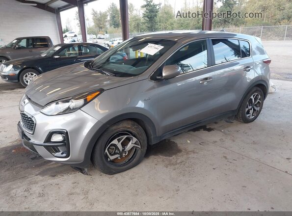 KNDPMCAC1N7961573 2022 KIA SPORTAGE Серый Передняя левая четверть