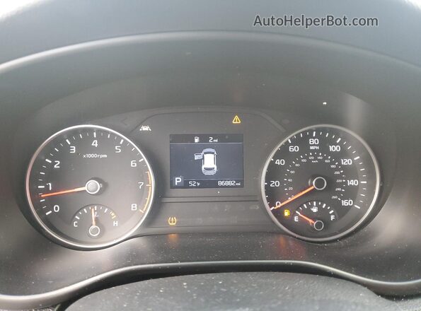 KNDPMCAC2N7001369 2022 KIA SPORTAGE Silver Vista del cuadro de instrumentos