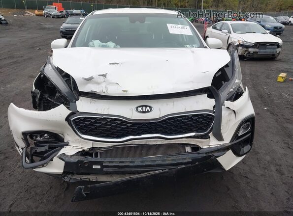KNDPMCAC3M7892934 2021 KIA SPORTAGE White Widok z przodu