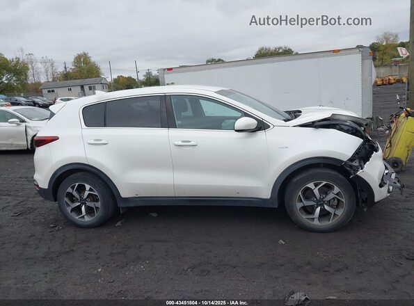 KNDPMCAC3M7892934 2021 KIA SPORTAGE White Widok wnętrza z tyłu
