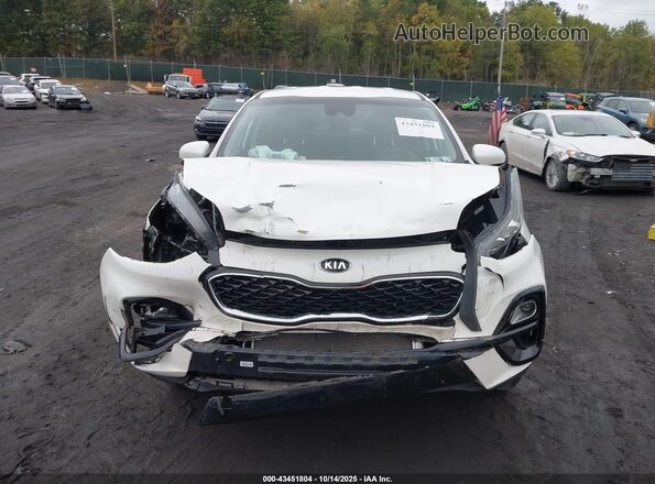 KNDPMCAC3M7892934 2021 KIA SPORTAGE White Widok zestawu wskaźników
