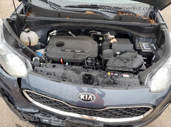 KNDPMCAC3N7956990 2022 KIA SPORTAGE Blue ძრავის განყოფილების ხედი