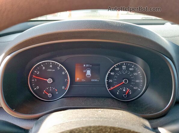 KNDPMCAC4L7748193 2020 KIA SPORTAGE White Սարքավորումների վահանակի տեսք