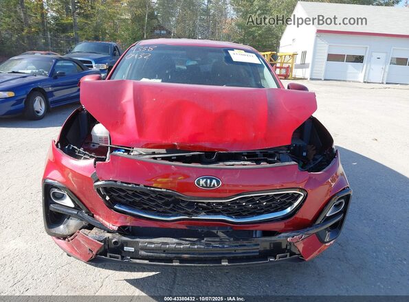 KNDPMCAC6N7010544 2022 KIA SPORTAGE Red Դիմացի տեսք