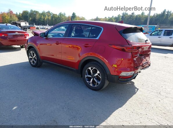 KNDPMCAC6N7010544 2022 KIA SPORTAGE Red Հետևի ձախ