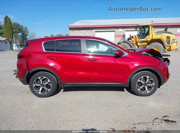 KNDPMCAC6N7010544 2022 KIA SPORTAGE Red Սալոնի 360 աստիճան տեսք