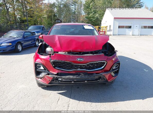 KNDPMCAC6N7010544 2022 KIA SPORTAGE Red Սալոնի հետևի տեսք