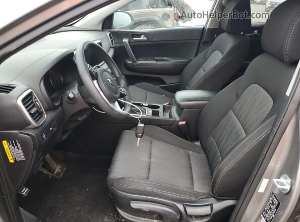 KNDPMCAC7L7821234 2020 KIA SPORTAGE Gray წინა სალონის ხედი