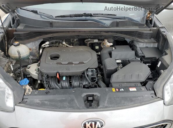 KNDPMCAC7L7821234 2020 KIA SPORTAGE Gray ძრავის განყოფილების ხედი