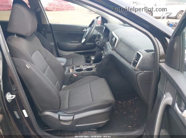 KNDPMCAC7L7833450 2020 KIA SPORTAGE Black წინა სალონის ხედი