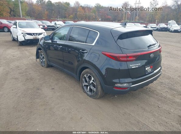 KNDPMCAC7L7833450 2020 KIA SPORTAGE Black უკანა მარცხენა