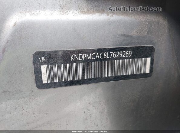 KNDPMCAC8L7629269 2020 KIA SPORTAGE Silver ძრავის განყოფილების ხედი