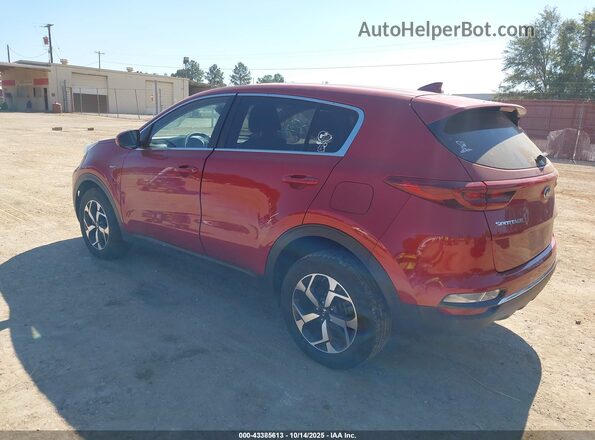 KNDPMCAC8N7023957 2022 KIA SPORTAGE Burgundy Rear left
