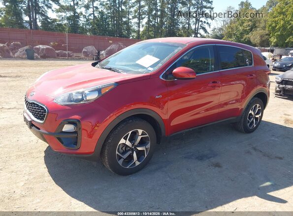 KNDPMCAC8N7023957 2022 KIA SPORTAGE Burgundy Front left