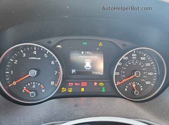 KNDPMCAC8N7965877 2022 KIA SPORTAGE Red Instrument cluster view