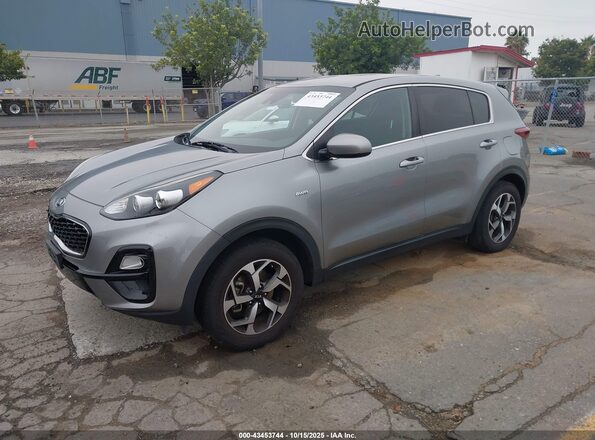 KNDPMCAC9L7739831 2020 KIA SPORTAGE Silver წინა მარცხენა ხედი სამი მეოთხედიდან