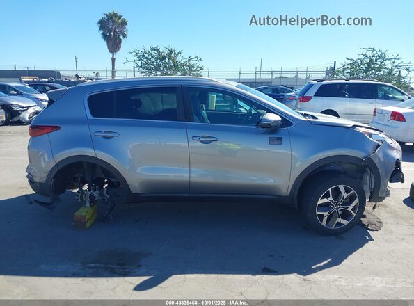 KNDPN3AC1M7890984 2021 KIA SPORTAGE Silver უკანა სალონის ხედი