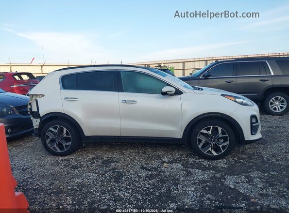 KNDPN3AC2L7822384 2020 KIA SPORTAGE White Widok wnętrza z tyłu