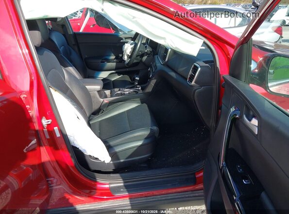 KNDPNCAC0N7984100 2022 KIA SPORTAGE Red Widok wnętrza z przodu