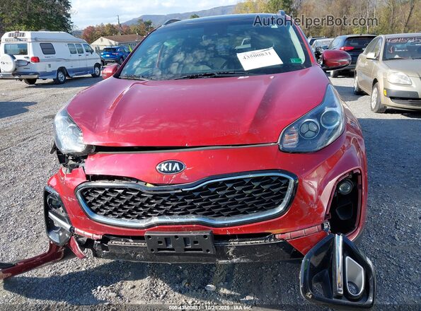 KNDPNCAC0N7984100 2022 KIA SPORTAGE Red Widok wnętrza z tyłu