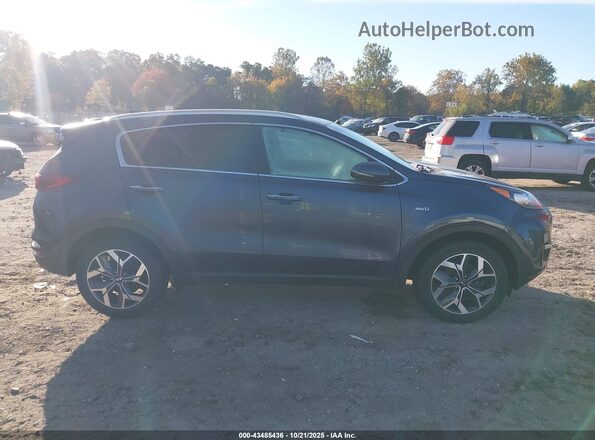 KNDPNCAC9L7835312 2020 KIA SPORTAGE Blue უკანა სალონის ხედი