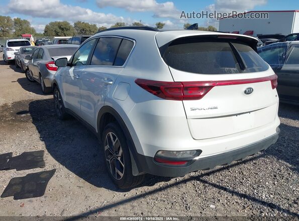 KNDPNCACXL7703028 2020 KIA SPORTAGE Белый Задняя левая четверть