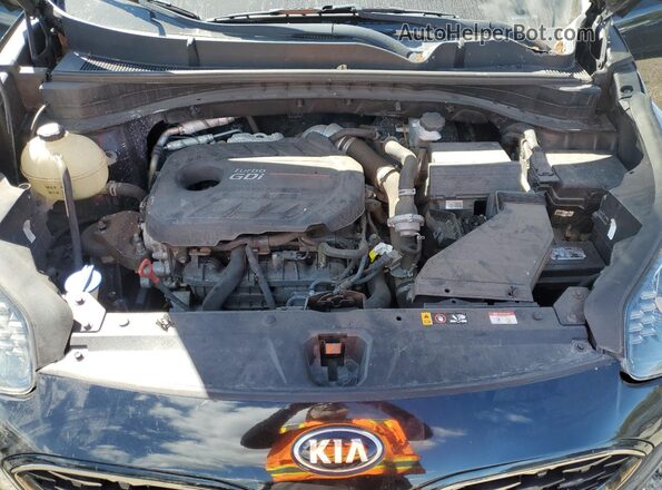KNDPRCA69L7697091 2020 KIA SPORTAGE Black ძრავის განყოფილების ხედი