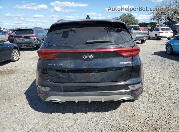 KNDPRCA69L7697091 2020 KIA SPORTAGE Black უკანა ხედი