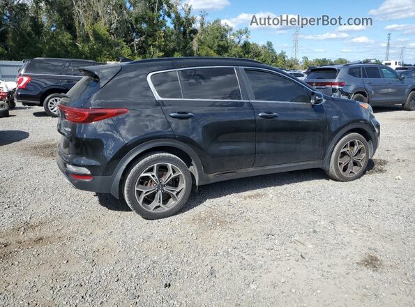 KNDPRCA69L7697091 2020 KIA SPORTAGE Black უკანა მარჯვენა