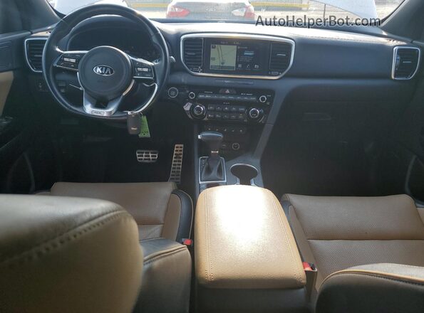 KNDPRCA69L7790144 2020 KIA SPORTAGE Белый Вид панели приборов