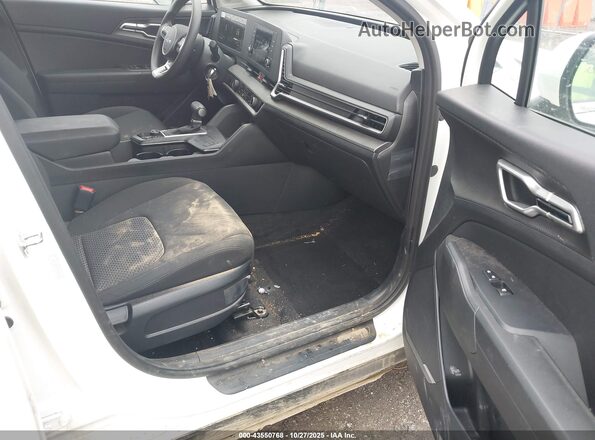 KNDPU3DF0S7357630 2025 KIA SPORTAGE White Սալոնի դիմացի տեսք