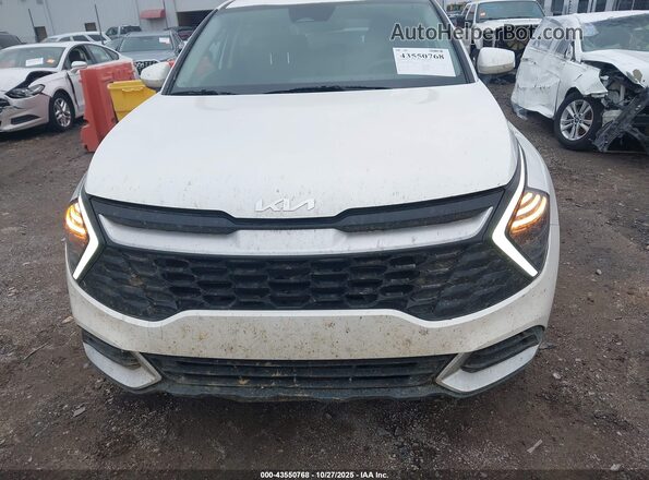 KNDPU3DF0S7357630 2025 KIA SPORTAGE White Առջևի վահանակի տեսք