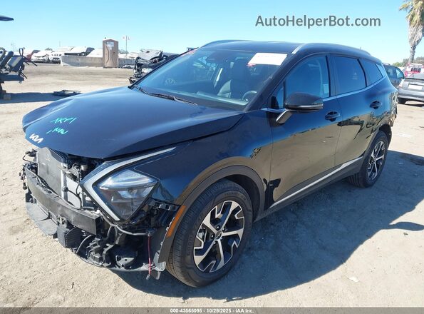 KNDPVCAG2P7104052 2023 KIA SPORTAGE HYBRID Черный Передняя левая четверть