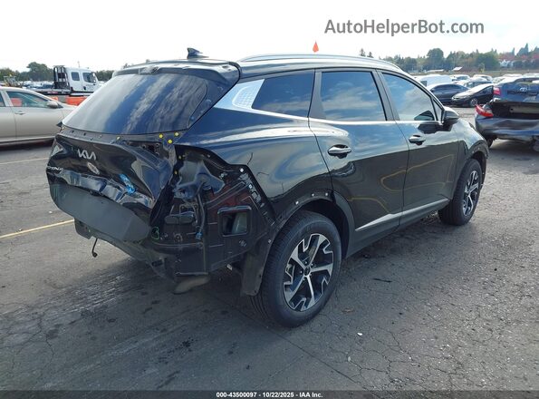 KNDPVCAG3P7028809 2023 KIA SPORTAGE HYBRID Черный Задняя правая четверть