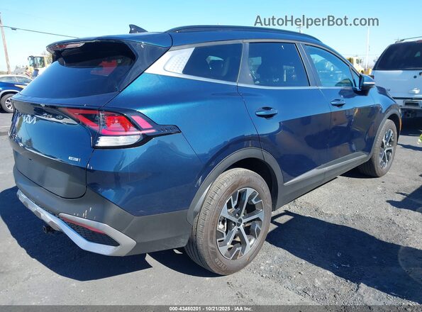 KNDPVCDG0R7130521 2024 KIA SPORTAGE HYBRID Dark Blue Trasero derecho