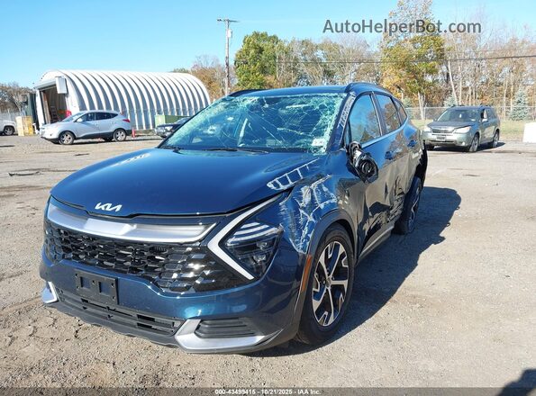 KNDPVCDG5S7216705 2025 KIA SPORTAGE HYBRID Dark Blue წინა ხედი