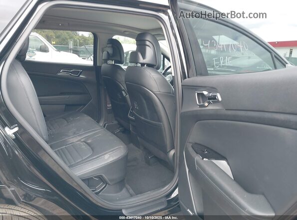 KNDPXCAG2P7055655 2023 KIA SPORTAGE HYBRID Black Widok naklejki z numerem VIN