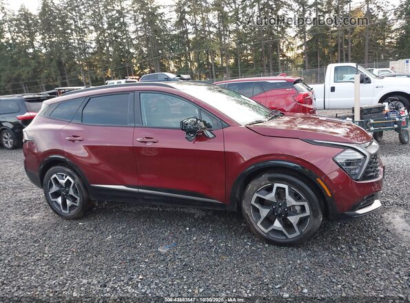 KNDPXCAGXP7011385 2023 KIA SPORTAGE HYBRID Burgundy 