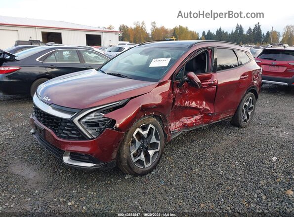 KNDPXCAGXP7011385 2023 KIA SPORTAGE HYBRID Burgundy 