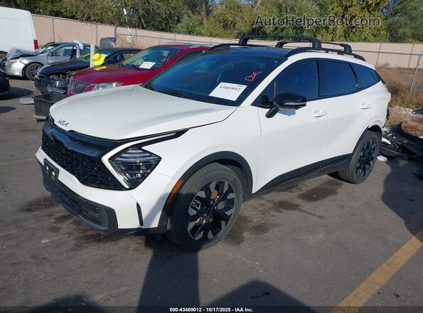 KNDPZDAH7P7079135 2023 KIA SPORTAGE PLUG-IN HYBRID White Առջևի ձախ երեք քառորդ տեսարան