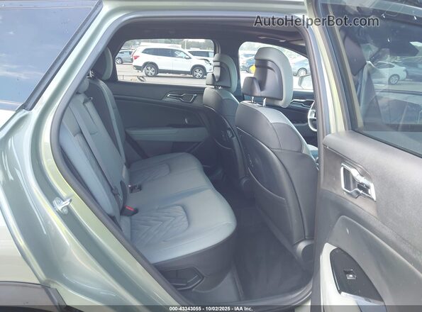 KNDPZDAH8P7102521 2023 KIA SPORTAGE PLUG-IN HYBRID Green Vista de la etiqueta del VIN