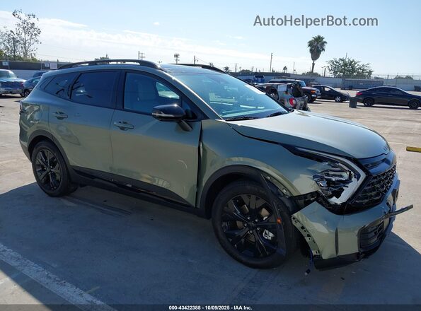 KNDPZDDH3S7237975 2025 KIA SPORTAGE PLUG-IN HYBRID Green Vista frontal