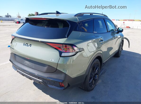 KNDPZDDH3S7237975 2025 KIA SPORTAGE PLUG-IN HYBRID Green Trasero derecho