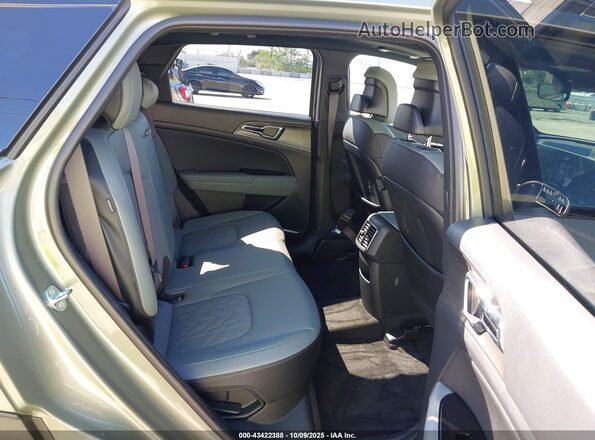 KNDPZDDH3S7237975 2025 KIA SPORTAGE PLUG-IN HYBRID Green Vista de la etiqueta del VIN