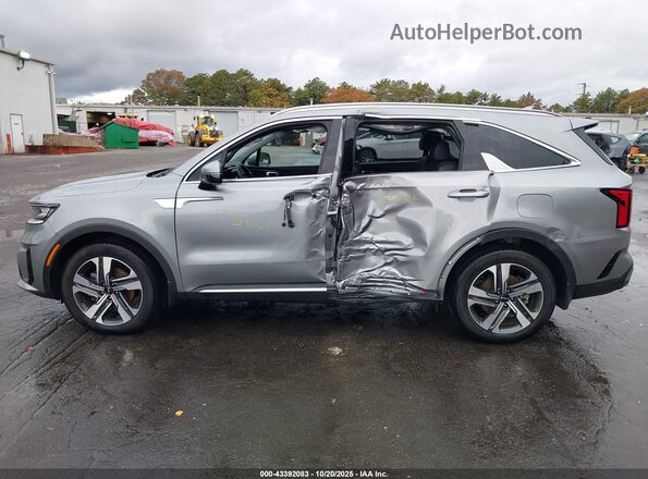 KNDRHDLG0P5161476 2023 KIA SORENTO HYBRID Gray Widok z przodu