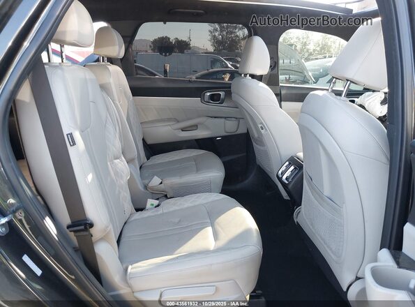 KNDRKDJG5S5299205 2025 KIA SORENTO HYBRID Black Vista de la etiqueta del VIN
