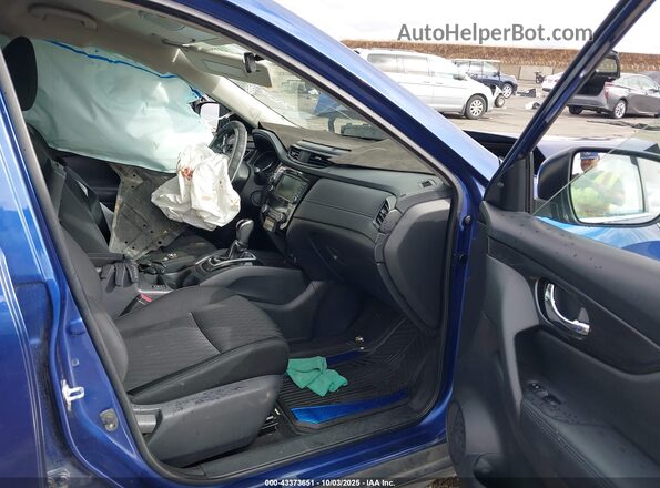 KNMAT2MT0LP518942 2020 NISSAN ROGUE Blue Widok wnętrza z przodu