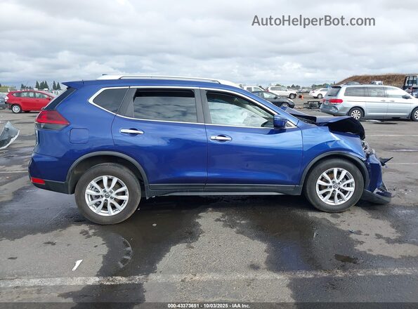 KNMAT2MT0LP518942 2020 NISSAN ROGUE Blue Widok wnętrza z tyłu
