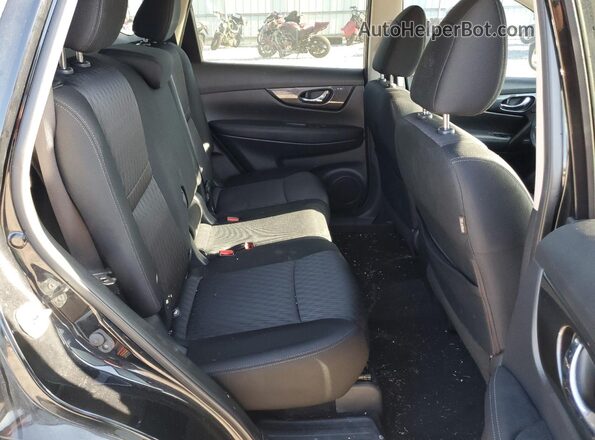 KNMAT2MT3KP500563 2019 NISSAN ROGUE Black უკანა სალონის ხედი