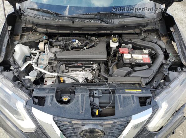 KNMAT2MT7LP539058 2020 NISSAN ROGUE Black ძრავის განყოფილების ხედი